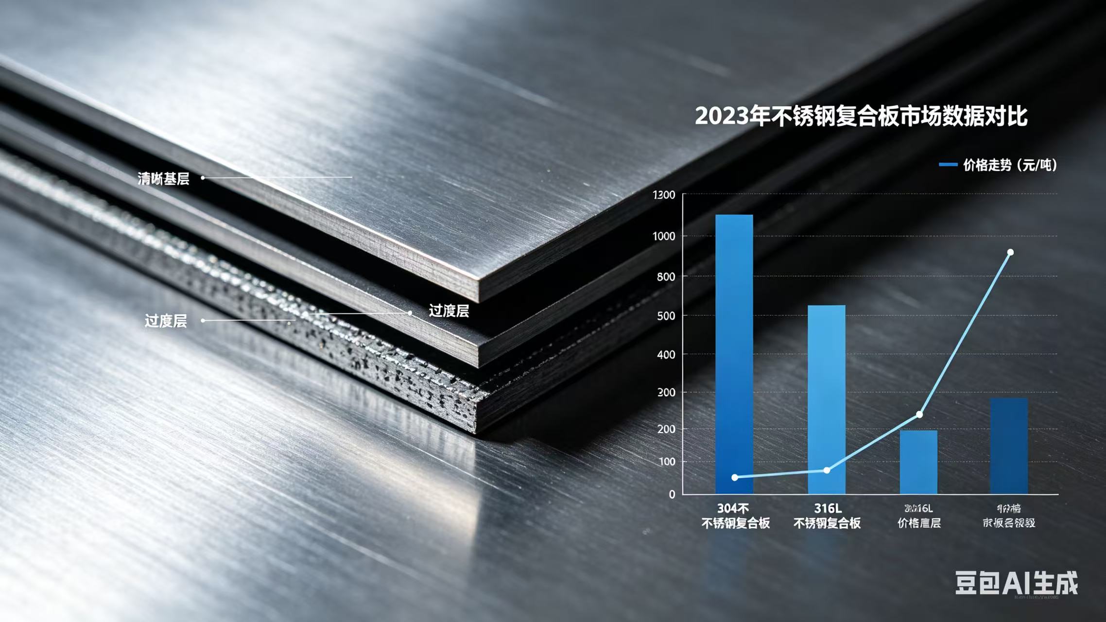 不锈钢产量环比激增40%,复合板以差异化优势突围市场